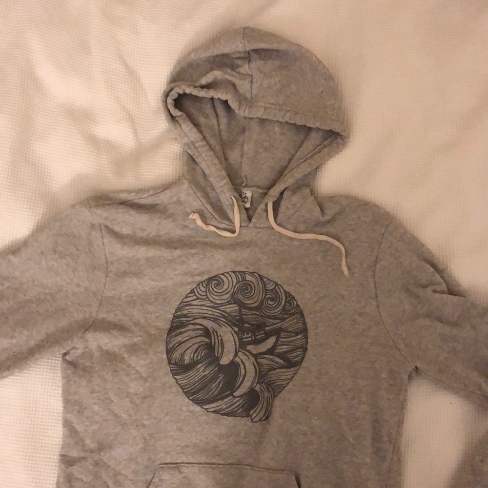 Salmon Sisters cozy sweater